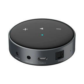 WiiM Mini Audio-Streamer in Schwarz, Frontansicht