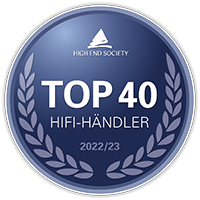 High End Society Top 40 HiFi-Händler Auszeichnung