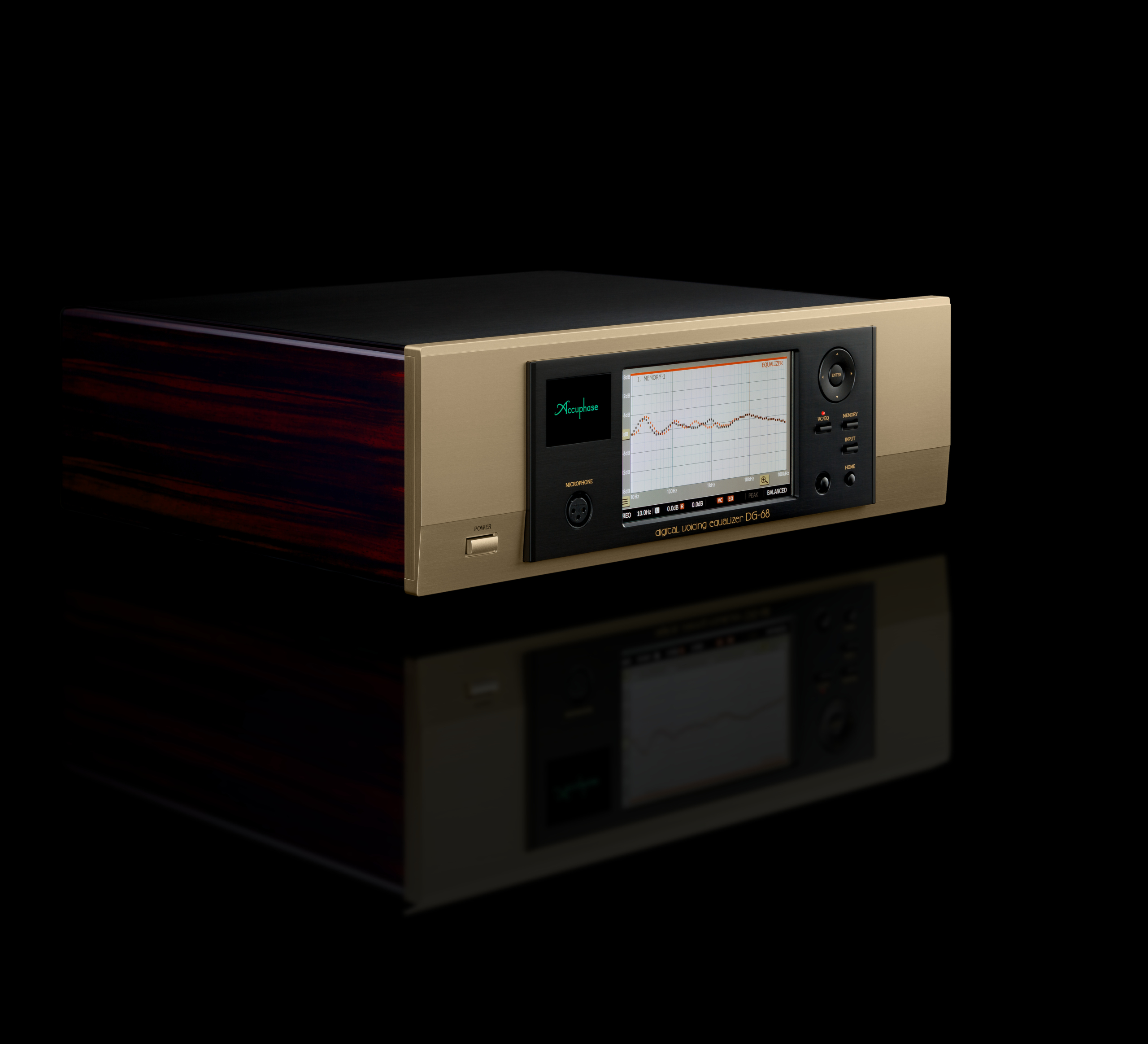 Accuphase DG-68 Digital Voicing Equalizer Diagonal