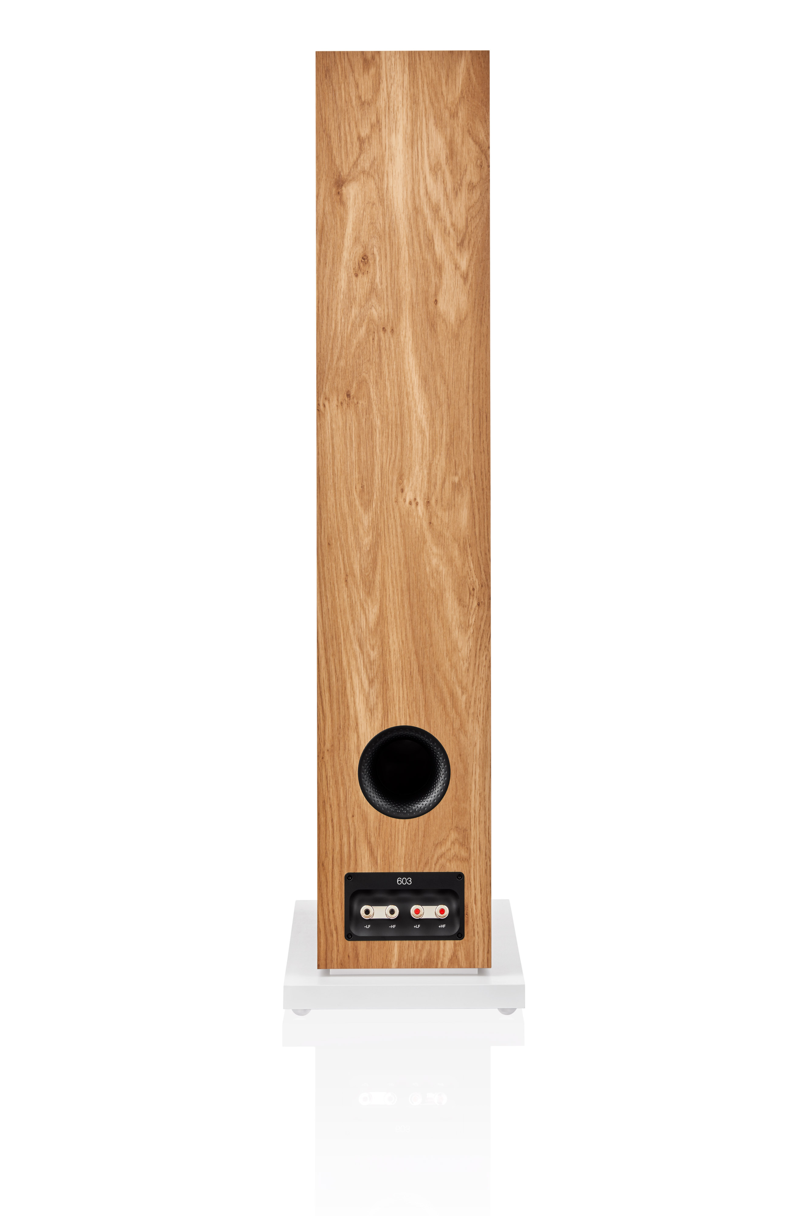 Bowers & Wilkins 603 S3 Lautsprecher Eiche Rückseite