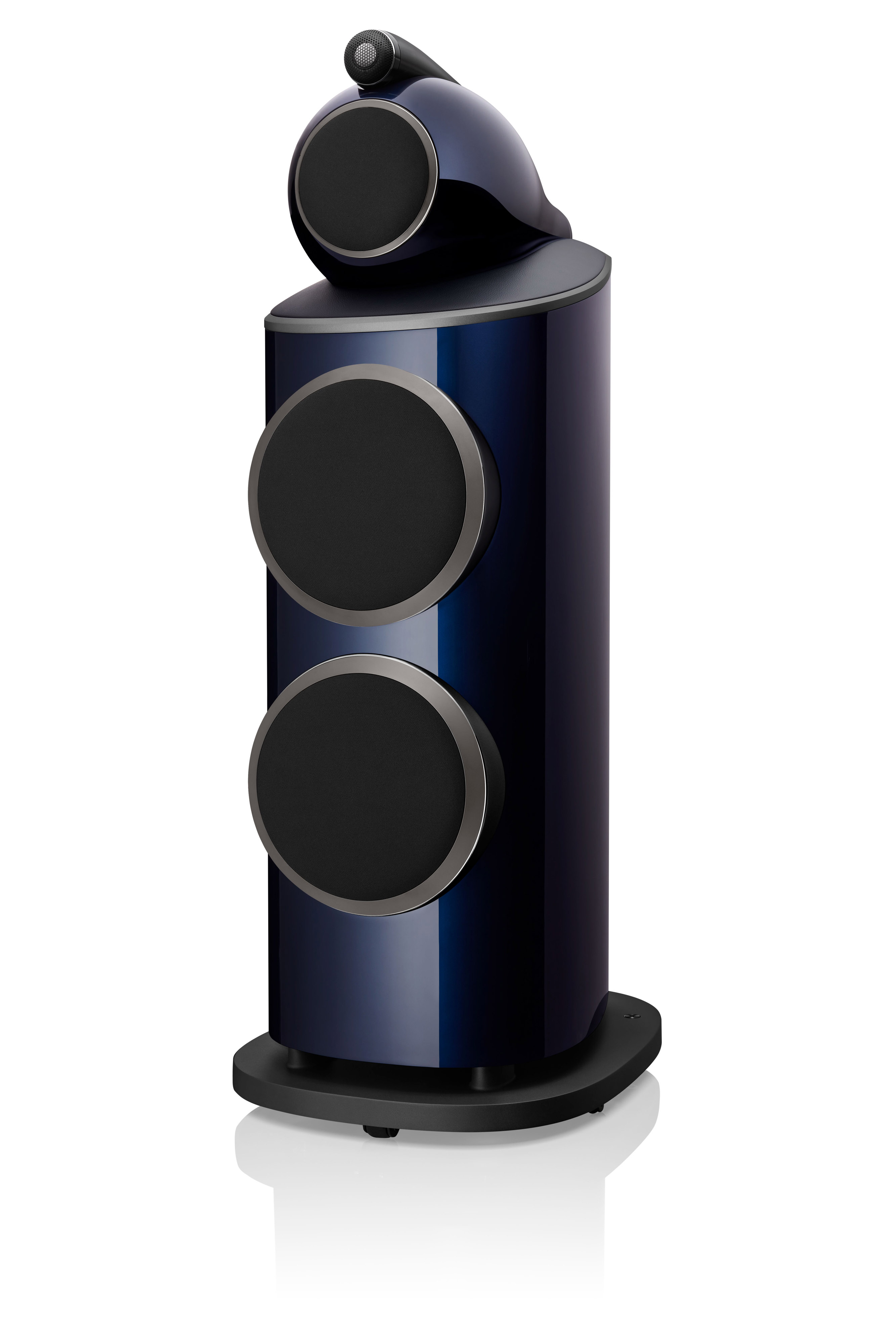 Bowers & Wilkins 801 D4 Signature  Midnight Blue Metallic Lautsprecher mit Abdeckungen