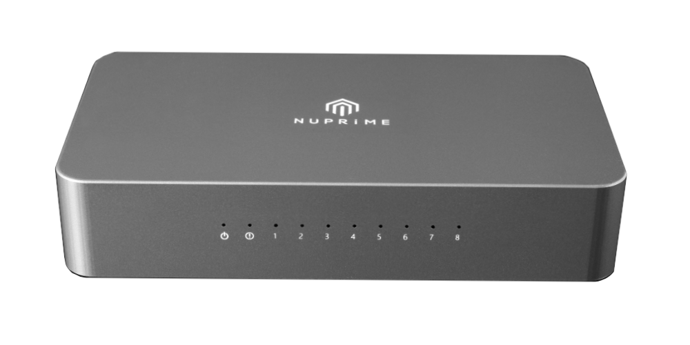 NuPrime Omnia SW-8 High-End 8 Port Gigabit Switch