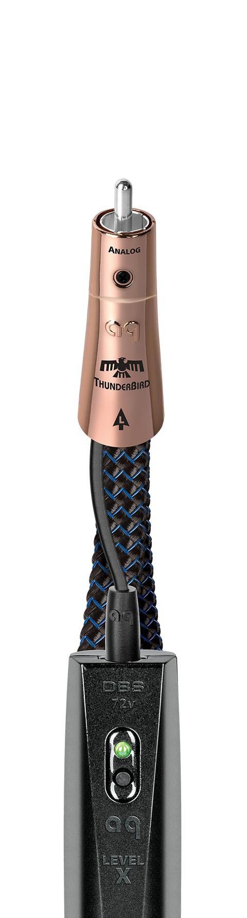 Audioquest Thunderbird Zero RCA / Cinch 0,75m - High End Analog Verbindungskabel 