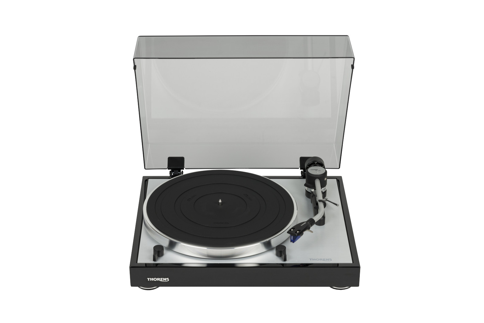 Thorens TD 403 DD Plattenspieler Hochglanz Schwarz