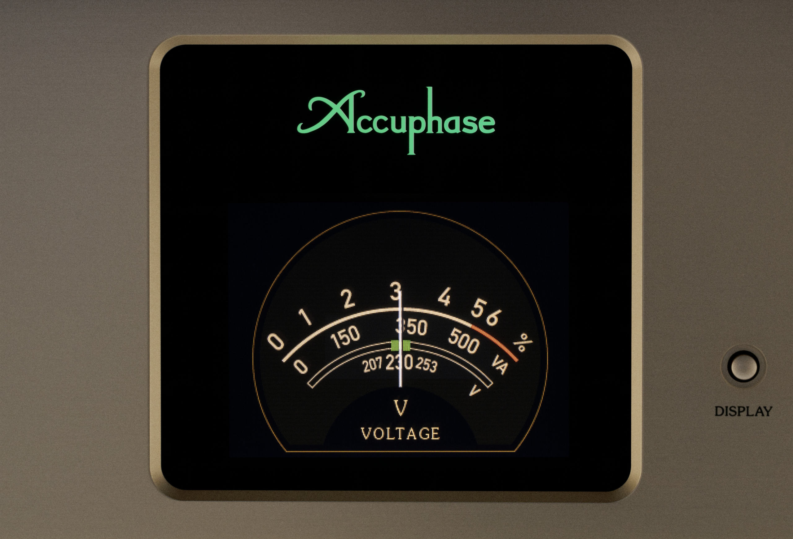 Accuphase PS-550 Stromreiniger Volt Anzeige