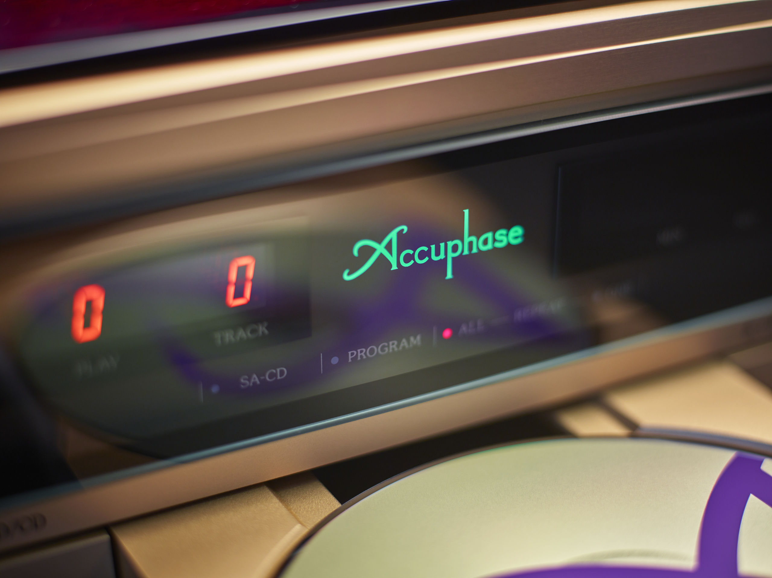 Accuphase DP-1000 CD/SACD-Laufwerk Display