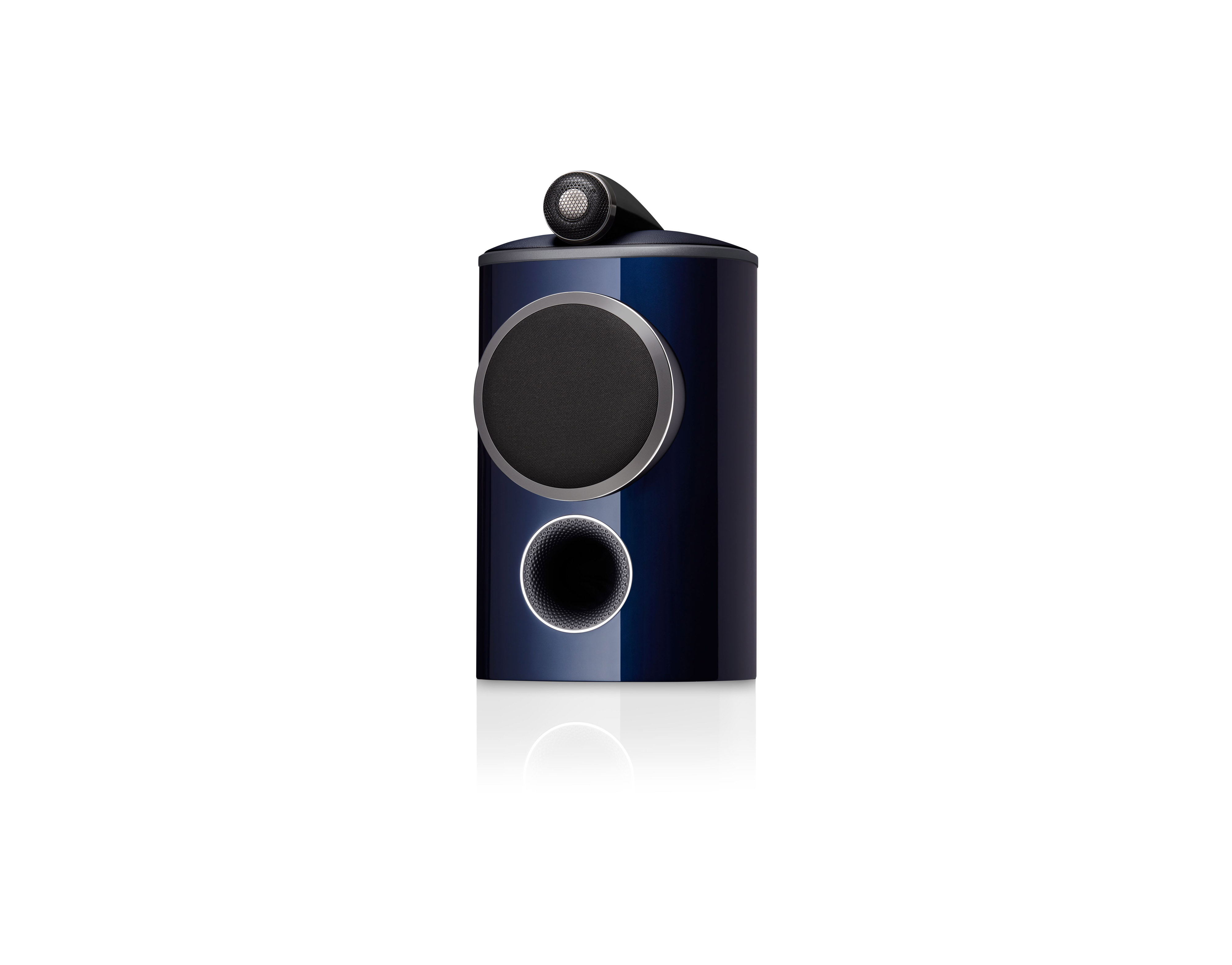 Bowers & Wilkins 805 D4 Signature Midnight Blue Metallic Lautsprecher  mit Abdeckung