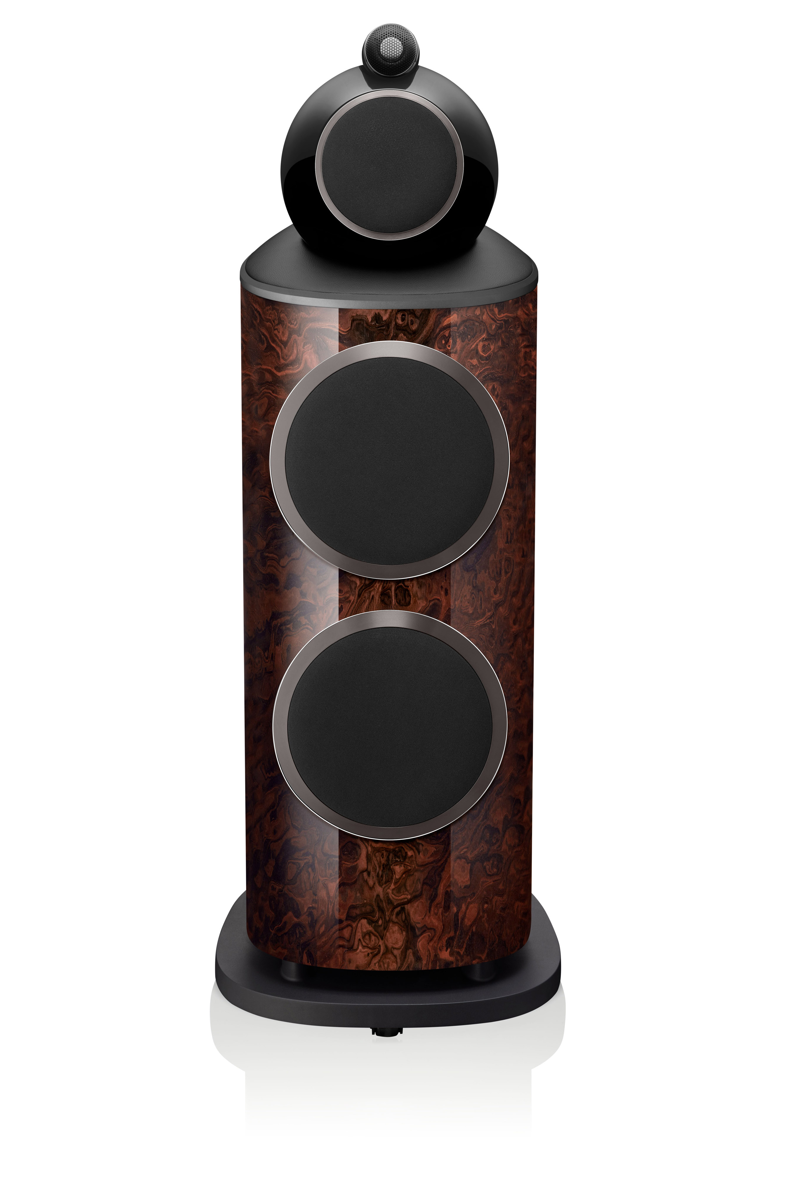 Bowers & Wilkins 801 D4 Signature  California Burl Gloss Lautsprecher mit Abdeckungen