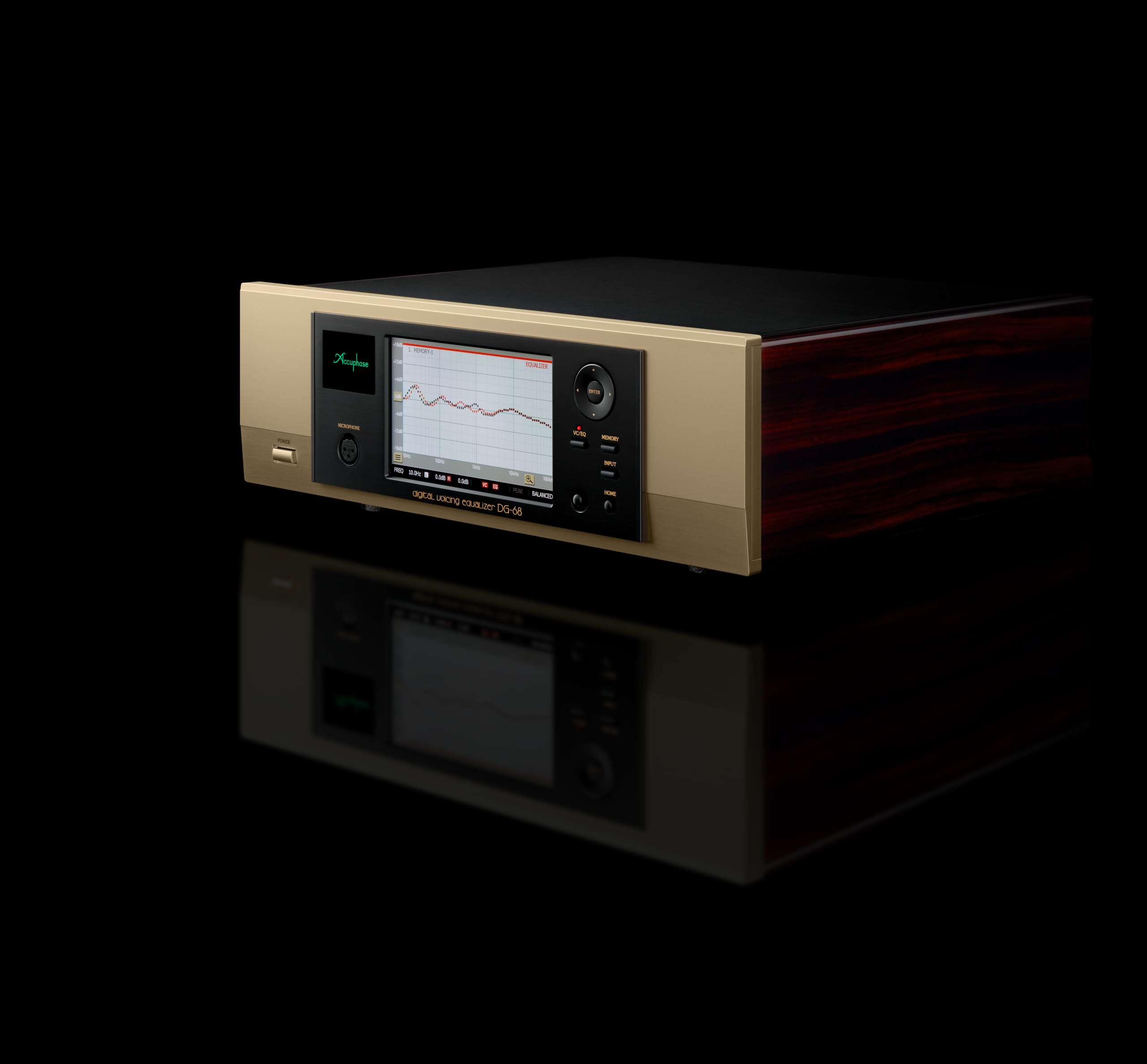 Accuphase DG-68 Digital Voicing Equalizer Diagonal