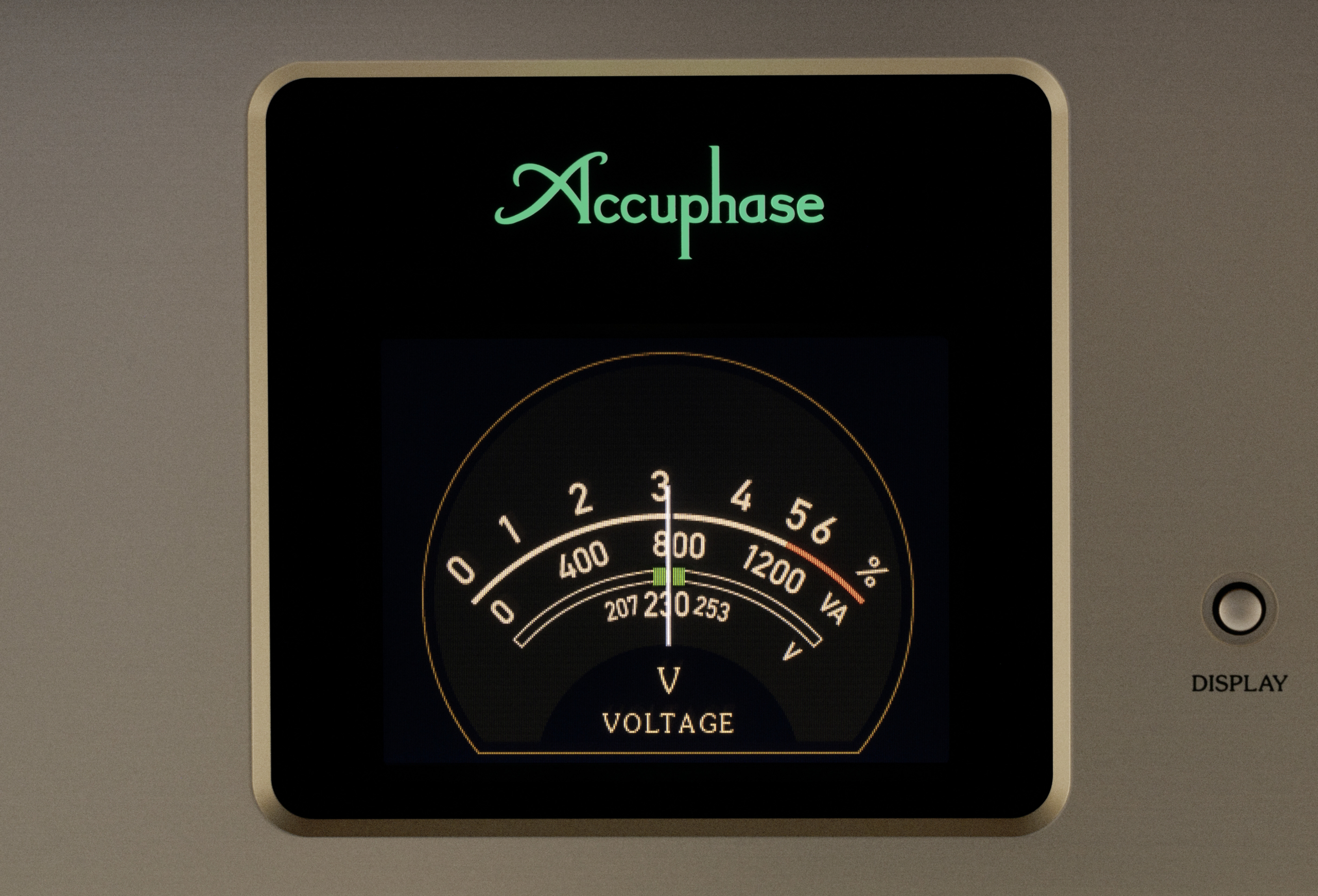 Accuphase PS-1250 Stromreiniger Volt Anzeige