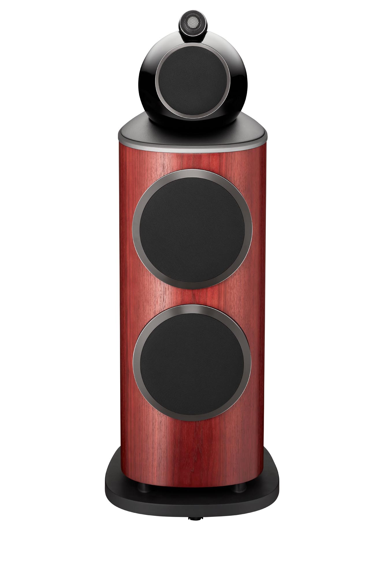 Bowers & Wilkins 801 D4 Satin Rosenut mit Abdeckungen