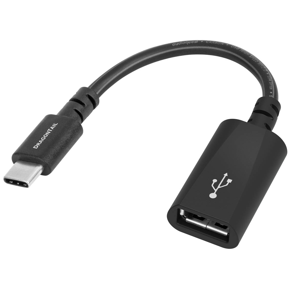 AudioQuest DragonTail - USB A  USB C Adapter mit Android OTG