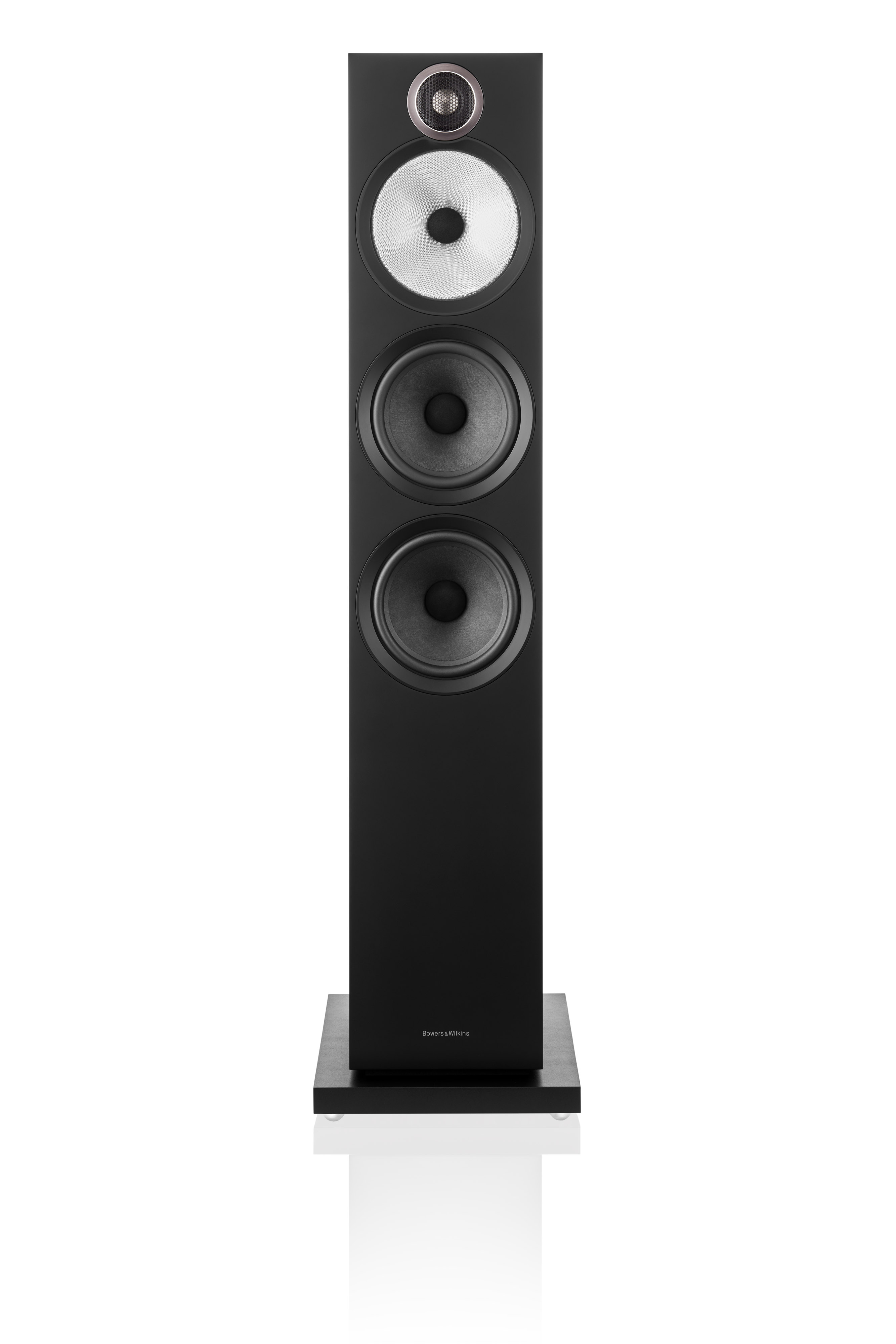 Bowers & Wilkins 603 S3 Lautsprecher Schwarz Front ohne Abdeckung