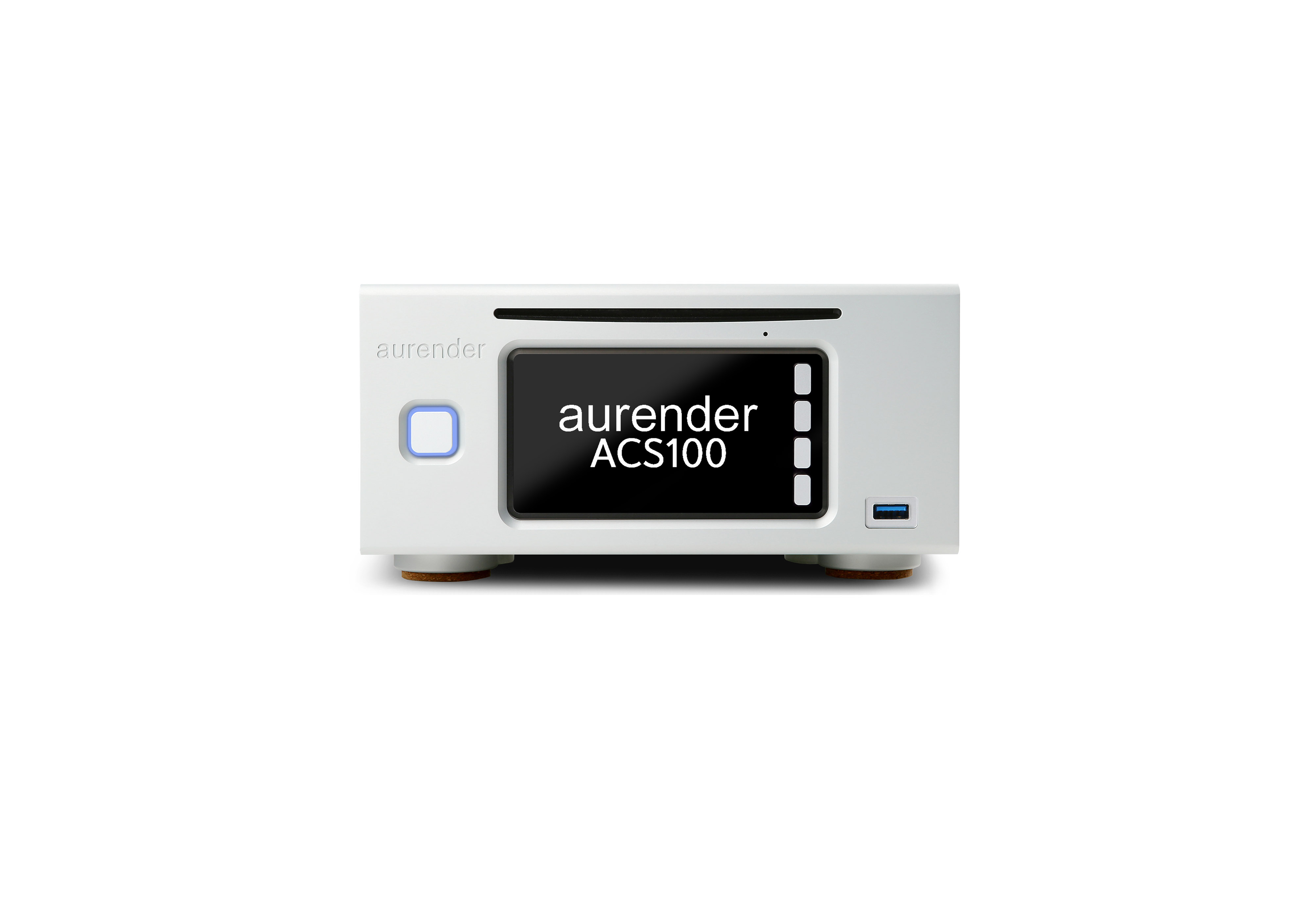 Aurender ACS100 Silber - CD-Ripper, Audio Streamer und Server 