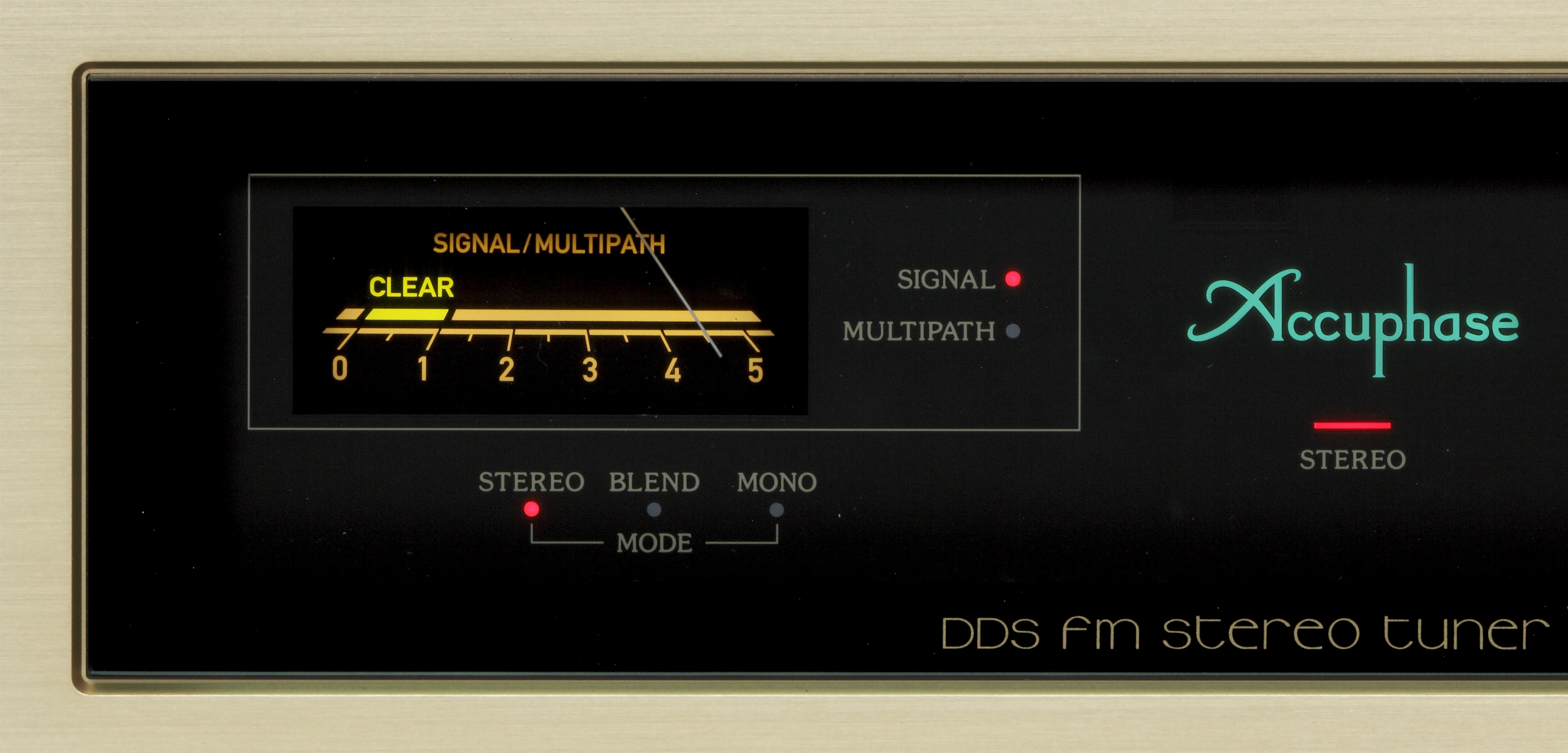 Accuphase T-1200 UKW-Empfänger Signalstärke Anzeige Meter