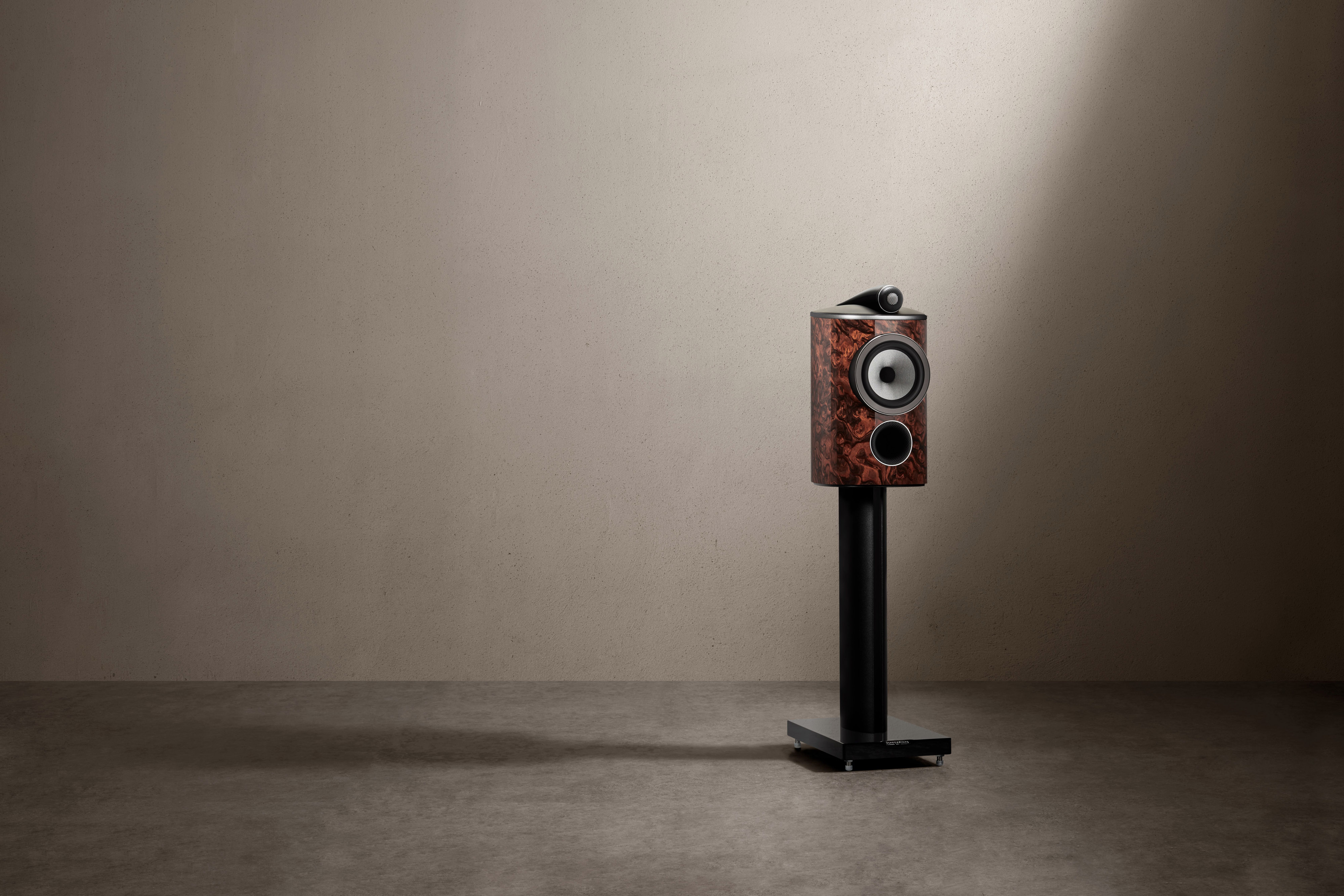 Bowers & Wilkins 805 D4 Signature California Burl Gloss Lautsprecher mit Standfuß