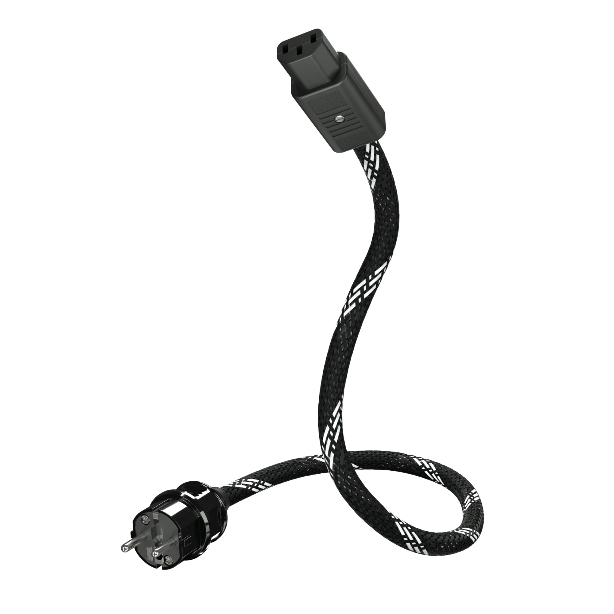 Inakustik AC-2502 Stromkabel 1m - High End Netzanschlussleitung der Referenz Klasse 