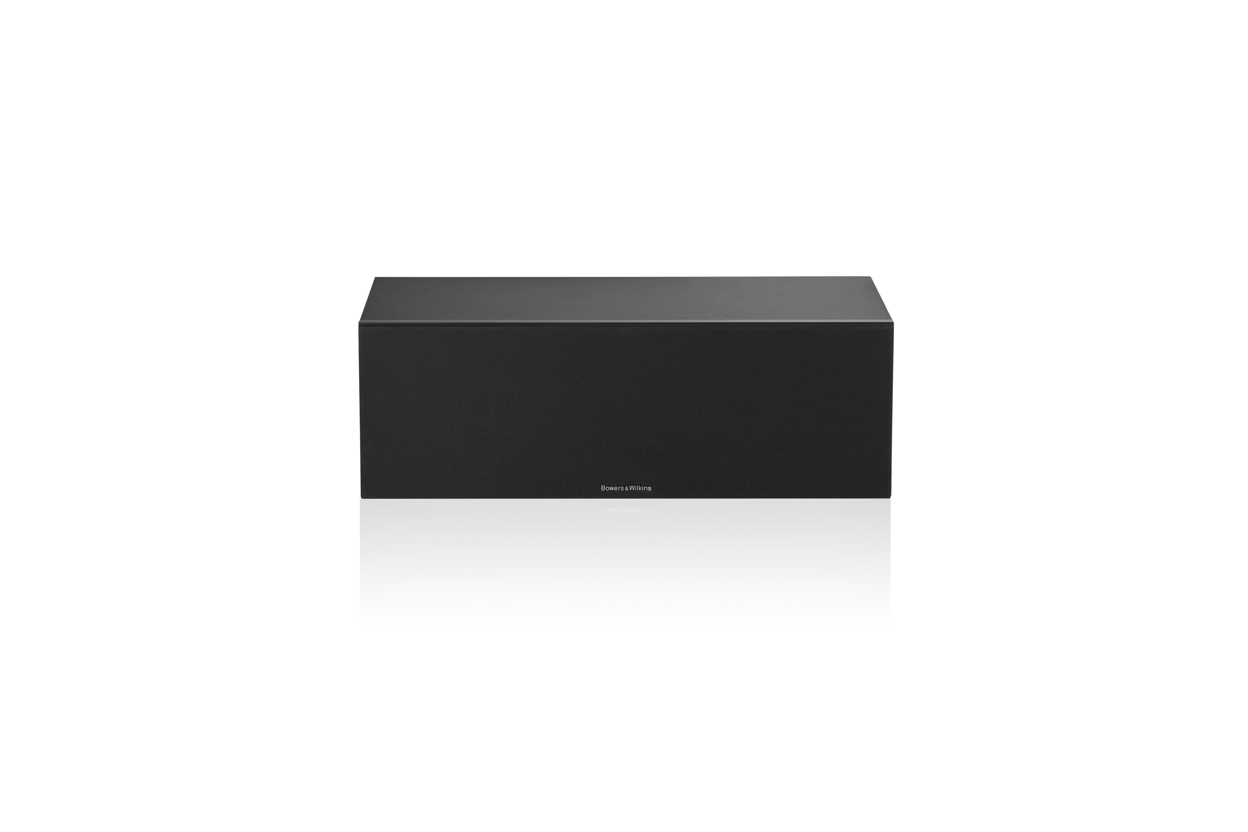 Bowers & Wilkins HTM6 S3 Schwarz Center-Lautsprecher Front mit Abdeckung