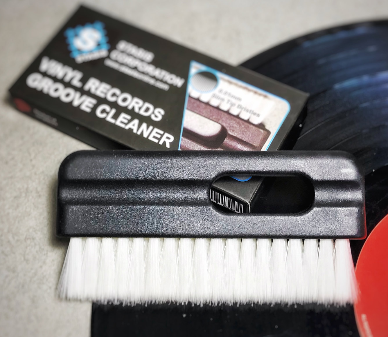 Stasis Vinyl Bürste Nass oder Trocken Groove Cleaner