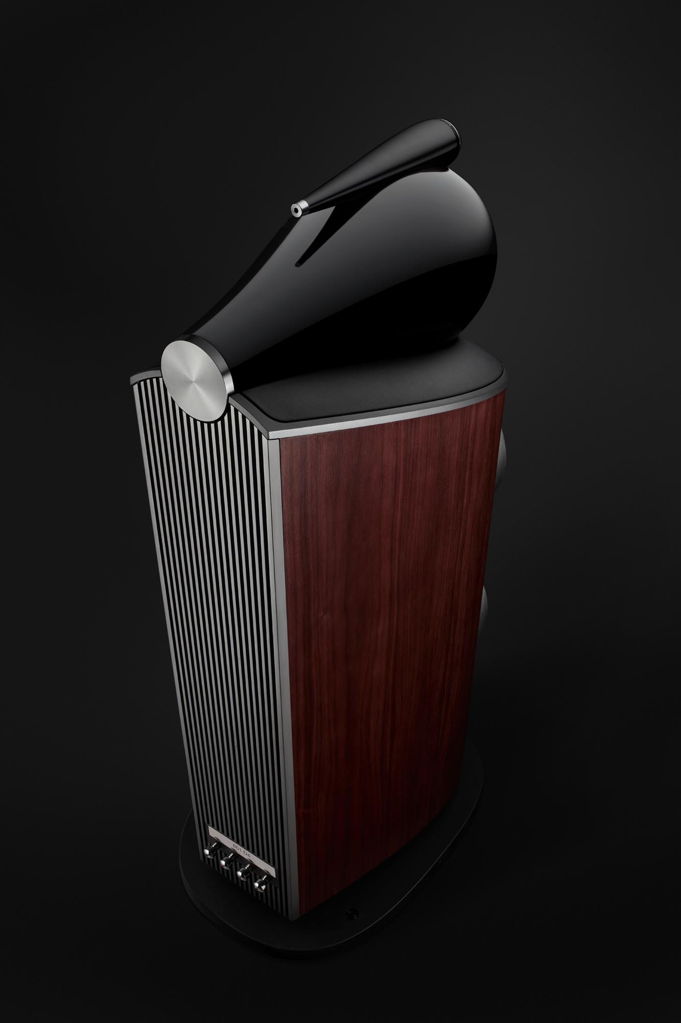 Bowers & Wilkins 801 D4 Satin Rosenut Rückseite