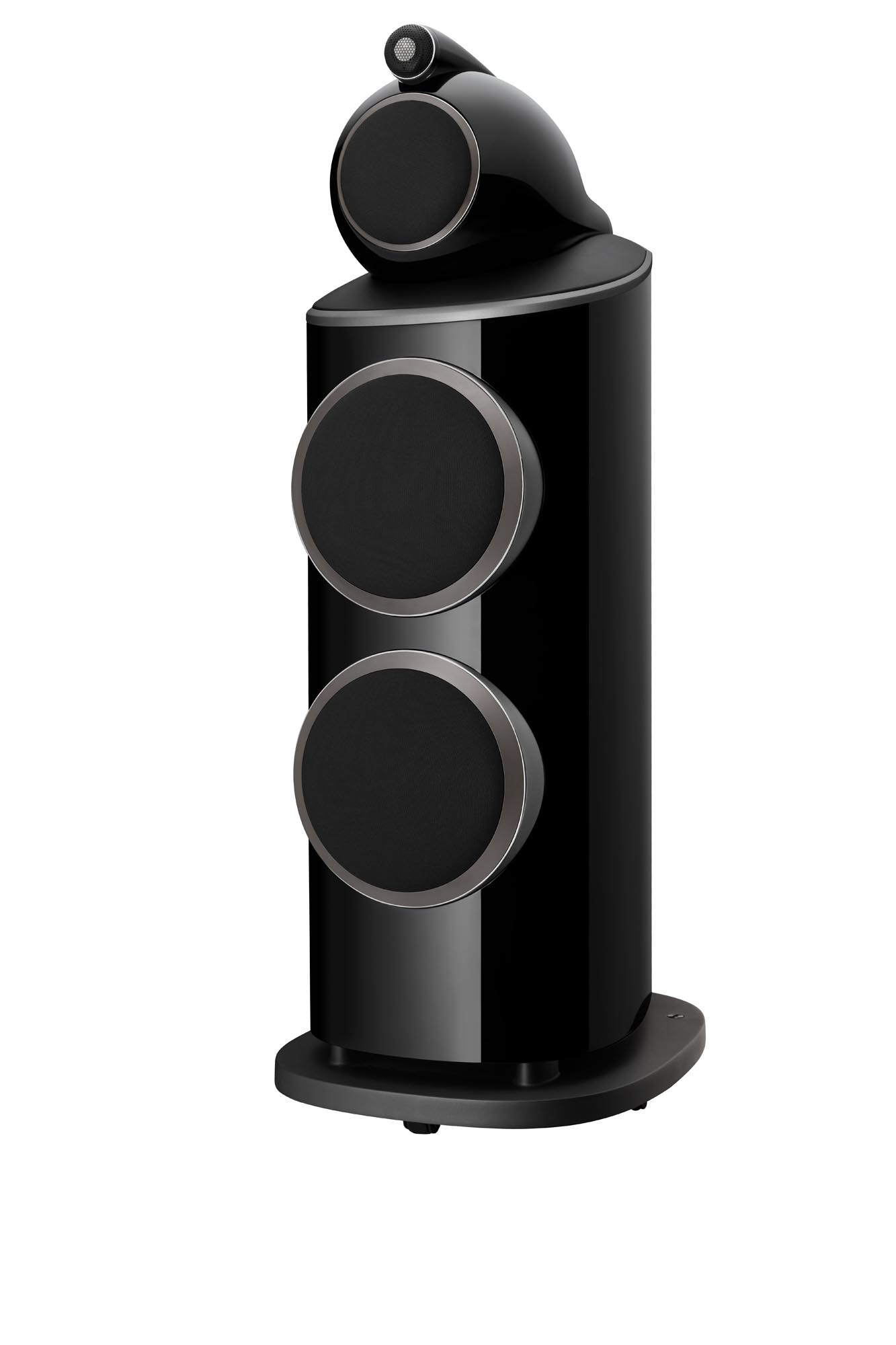 Bowers & Wilkins 801 D4 Gloss Black mit Abdeckungen